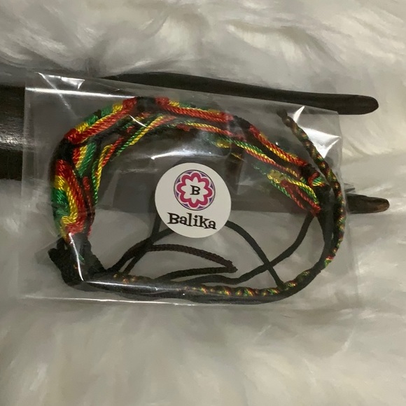 🌸Woven handmade friendship bracelet. Rasta colors 🇯🇲🇿🇦 Made in 🇵🇪 Peru - Picture 10 of 10